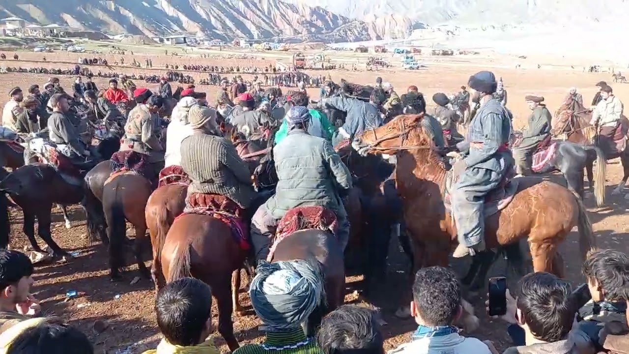 بزکشی در بدخشان شهر بزرگ تا آخر بیبنید 🇦🇫🇦🇫