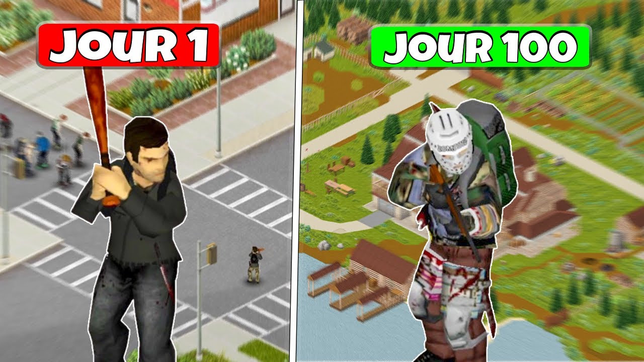 J'ai survécu 100 jours dans Project Zomboid... (Voici ce qu'il s'est passé)