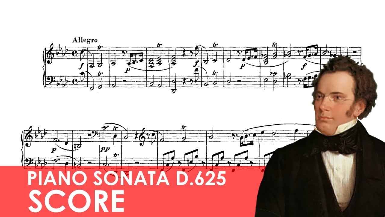 SCHUBERT Piano Sonata No. 11 in F minor (D.625) Score