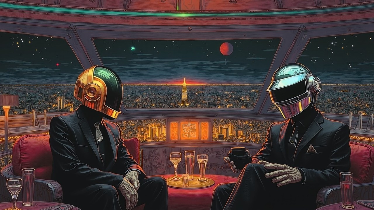 Чилл Диско Музыка в стиле Daft Punk ~ Неоновый Грув Ретро Фанк Вэйв 80-х