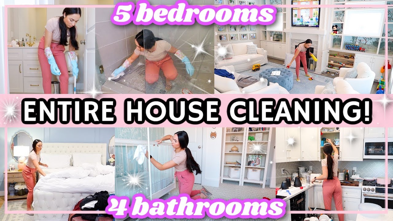 ENTIRE HOUSE CLEAN WITH ME 2022! EXTREME! All Day ClEaNiNg MoTiVaTiOn! | Alexandra Beuter