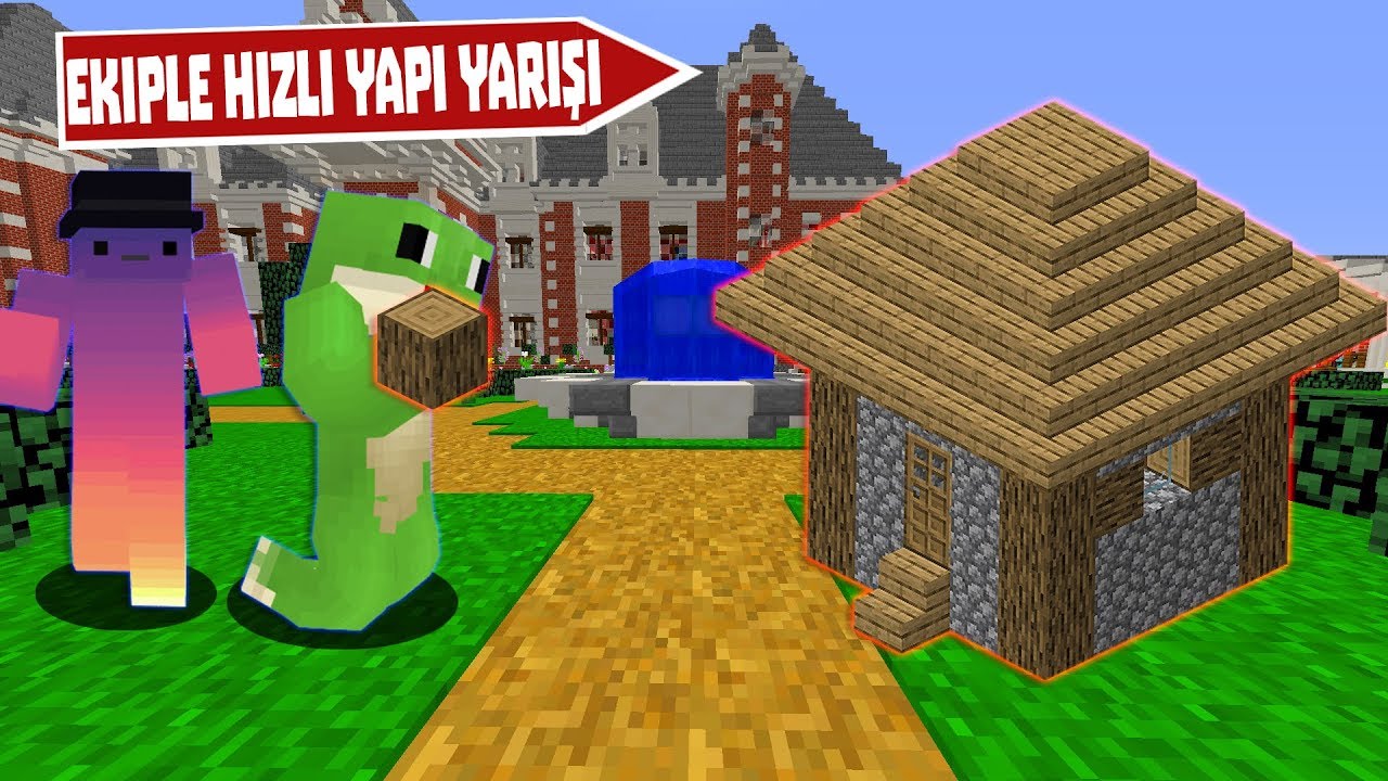 HIZLI YAPI YARIŞMASI (EKİPLİ) - Minecraft Speed Builders