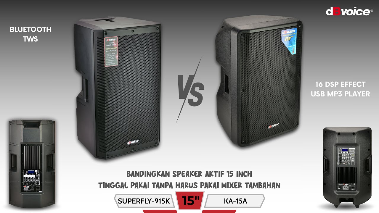 Perbandingan Speaker Aktif 15