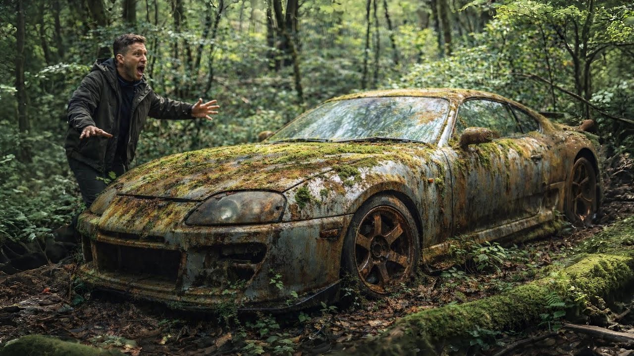 ASMR Car Restoration| Full Restoration TOYOTA SUPRA MK4 A80 abandoned in the forest