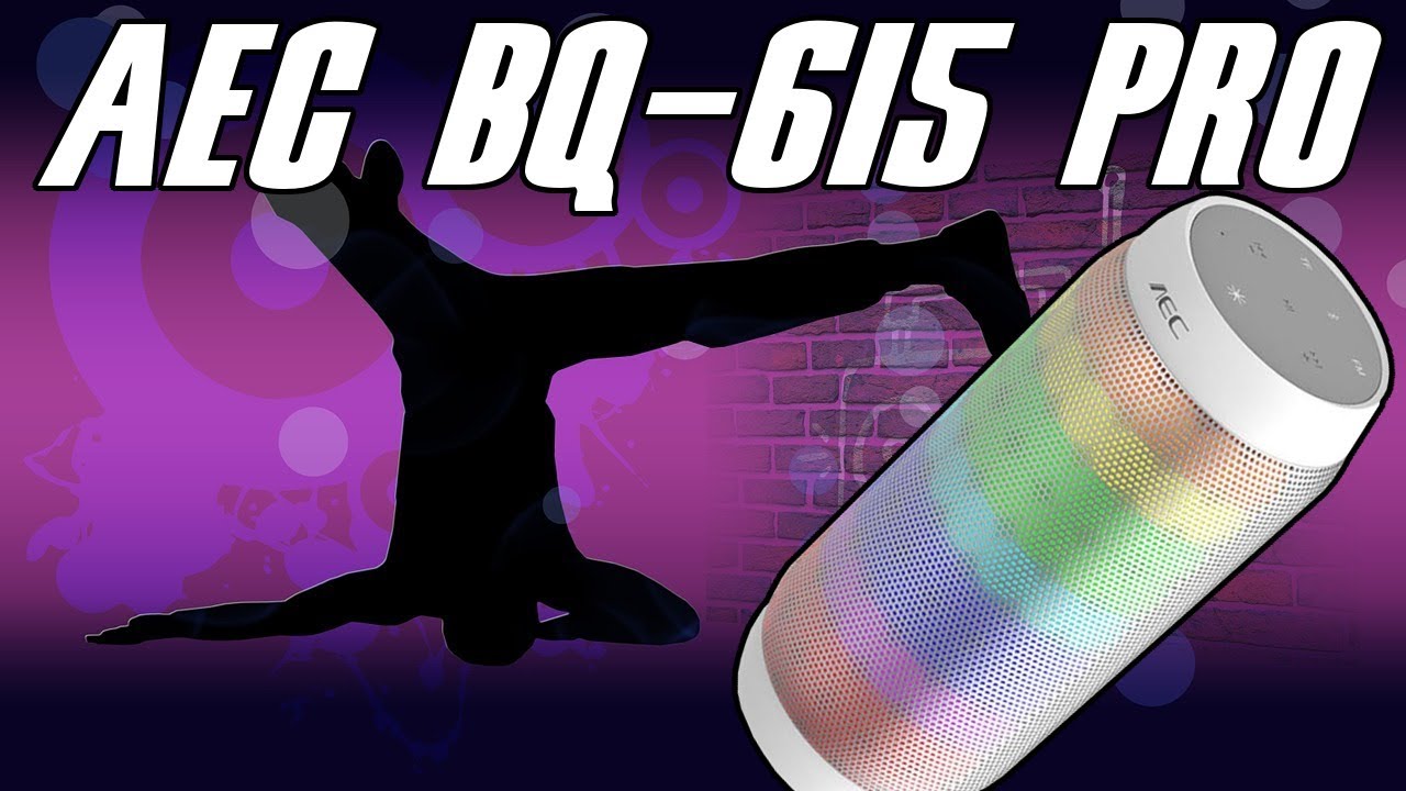 AEC BQ-615 PRO - niewielki głośnik BT z ciekawym podświetleniem / test, recenzja, review