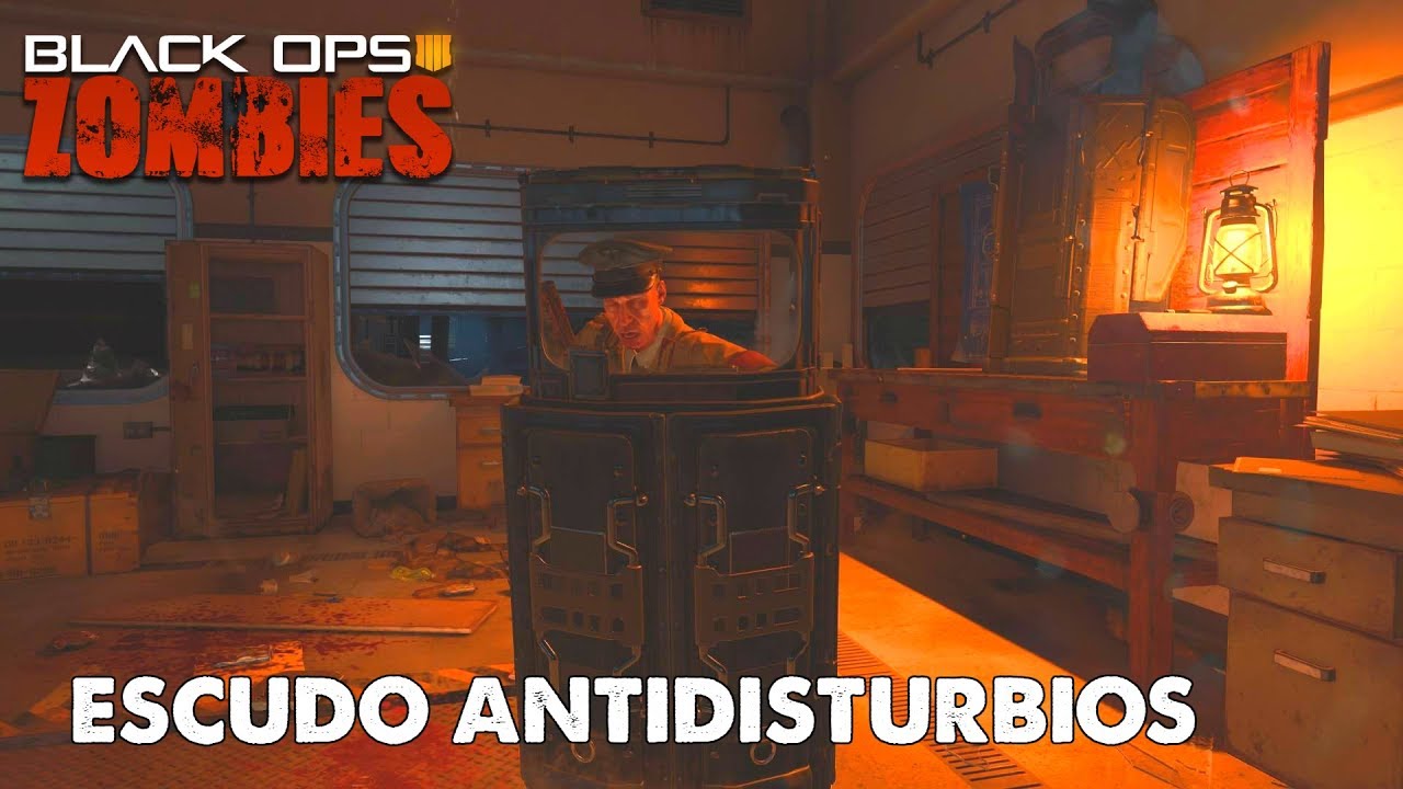 CÓMO CONSEGUIR EL ESCUDO ANTIDISTURBIOS EN CLASSIFIED TUTORIAL | BLACK OPS 4 ZOMBIES