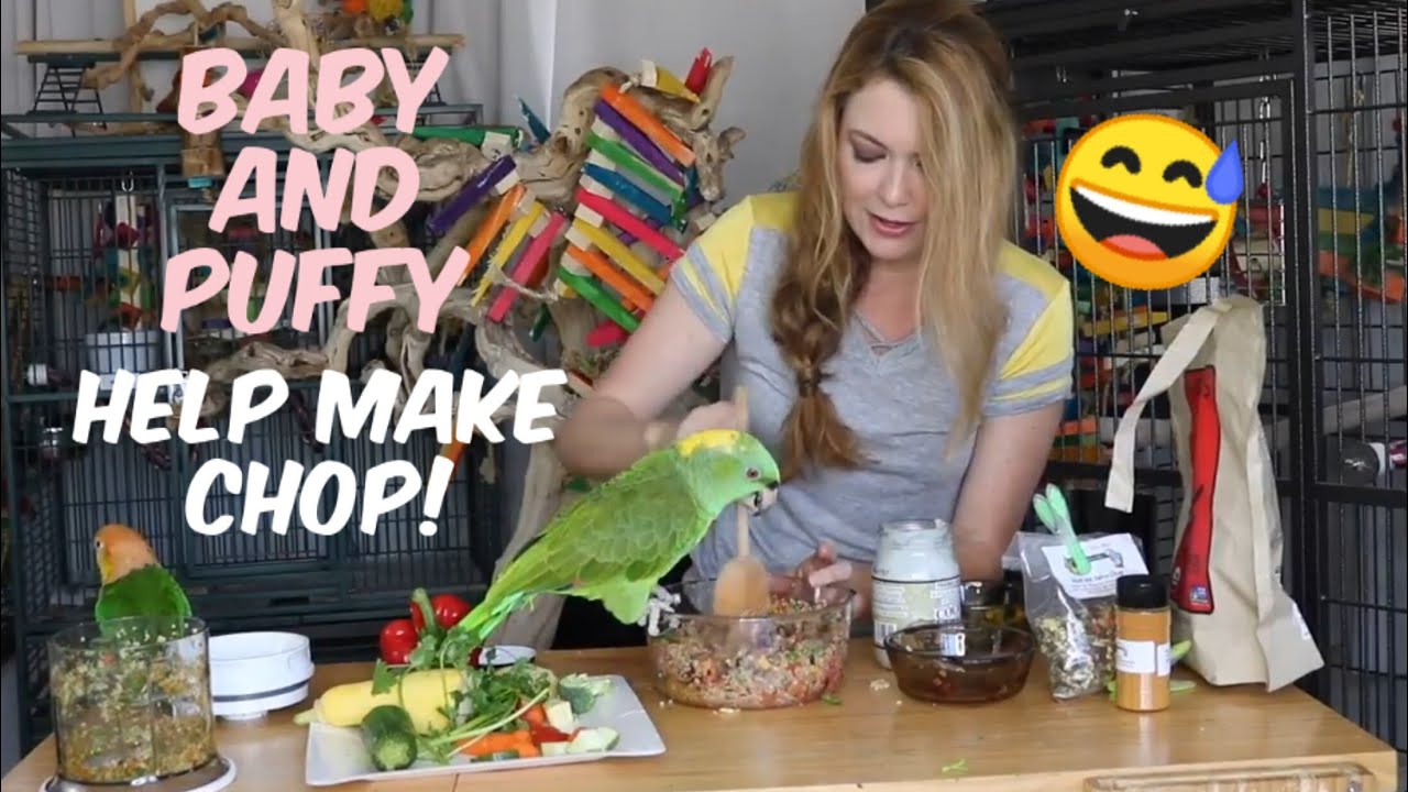 Chop For Parrots🐦❤️🥕🥦