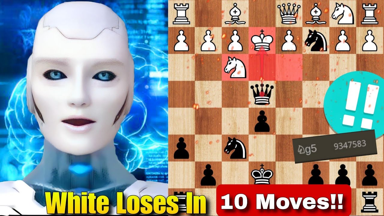 A Secret Chess TRAP Missed by 9.3 Million People To Checkmate White In 10 Moves | Chess Opening | AI
