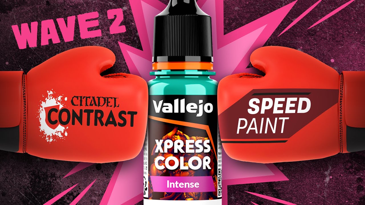 INTENSE enough to BEAT Contrast & Speedpaint? Vallejo Xpress Color wave 2 review 🥊