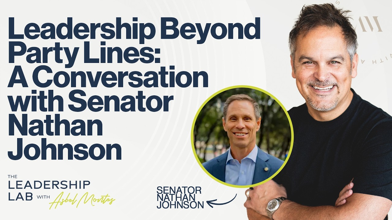 Leadership Beyond Party Lines: A Conversation with Senator Nathan Johnson