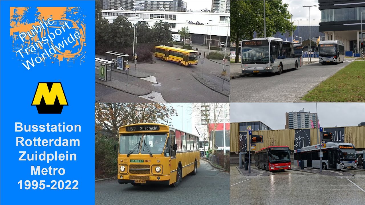 Busstation Rotterdam Zuidplein Metro 1995-2022