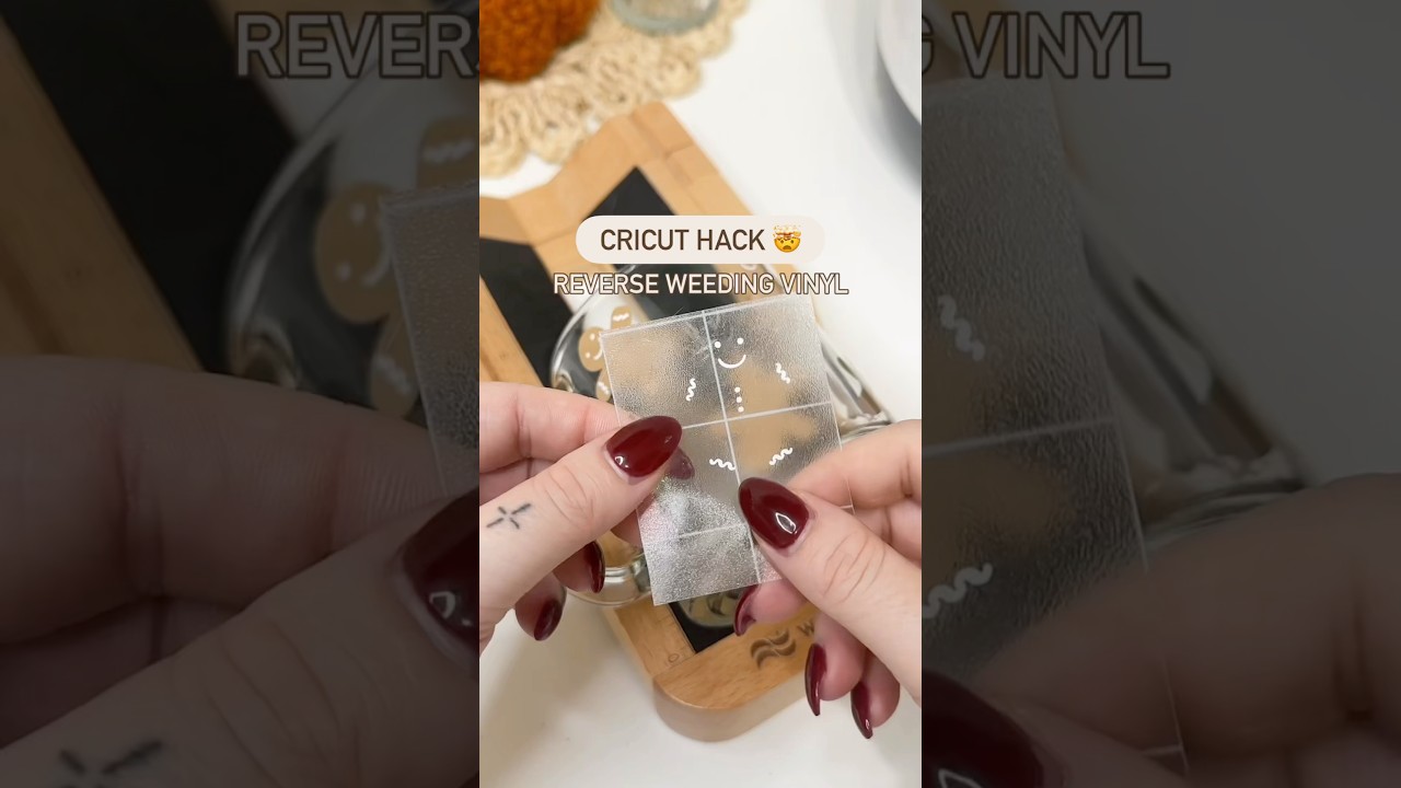 Как снять винил с травы | Cricut hack 🙌🏻