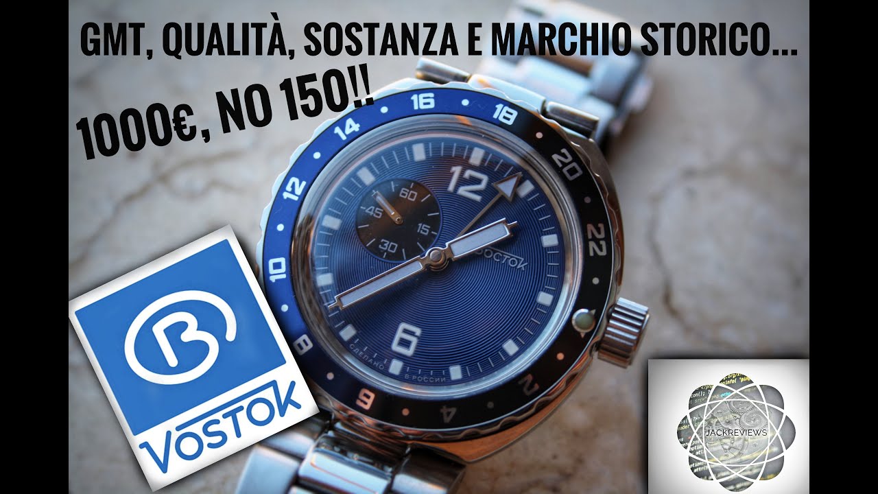 RECENSIONE Vostok Amphibian SE 960B42 il GMT di qualità alla portata di tutti!