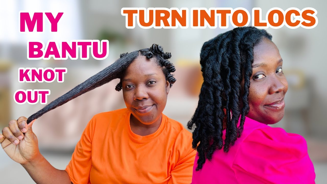 My Bantu Knot Out Tutorial turned into Locs on Natural Hair Tutorial | Christine Curls