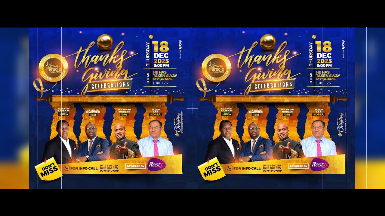THANKSGIVING AT KANSANGA MIRACLE CENTRE || 18TH DEC 2025