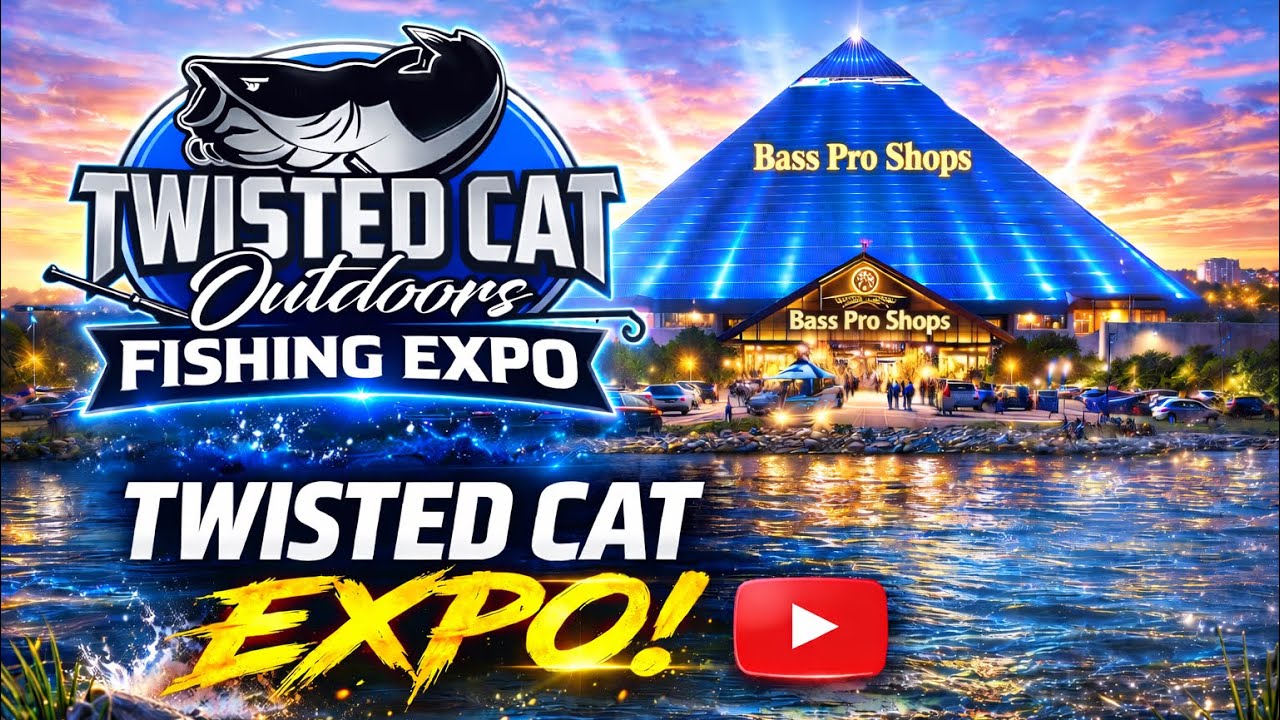 Inside the Twisted Cat Outdoors Fishing Expo | Travel, Booth Setup, & Catfish Community