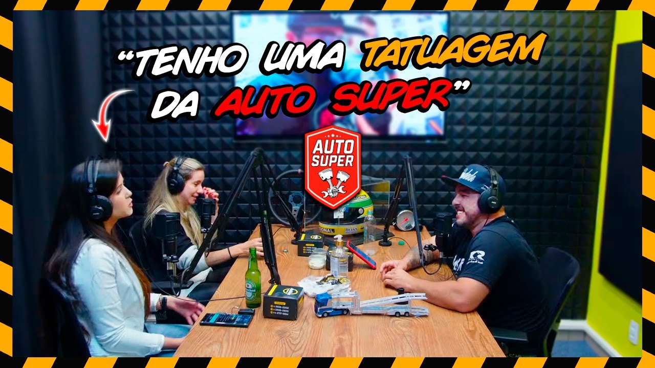 FIZ UMA TATUAGEM DA AUTO SUPER • Srta. Cheer, Entrevista no RD Podcast 🎙️🎬 Slide Cortes ✂️