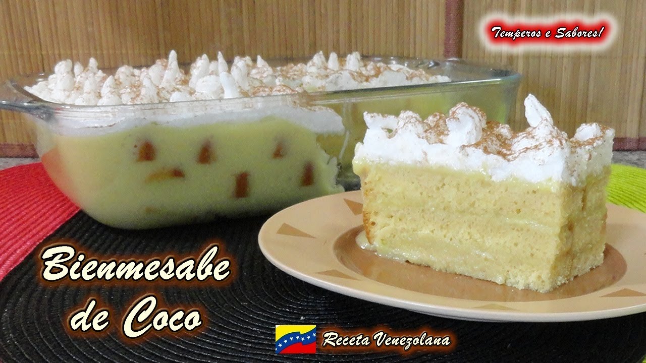 BIENMESABE DE COCO postre Venezolano Glorioso Increible
