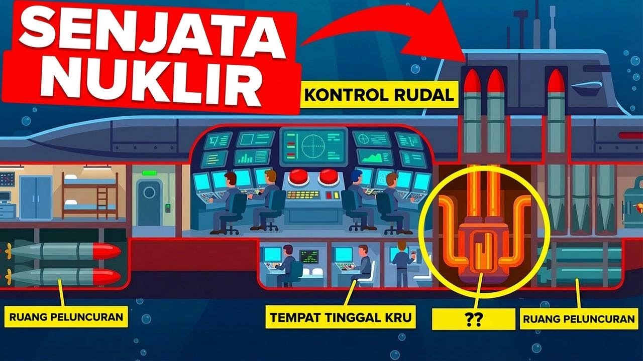 Beginilah Kehidupan Rahasia di Kapal Selam Nuklir Ohio Class
