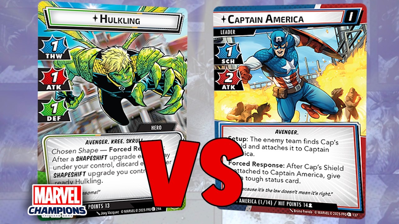 Hulkling [Leadership/ Current] vs Captain America [Expert] | Marvel Champions Gameplay