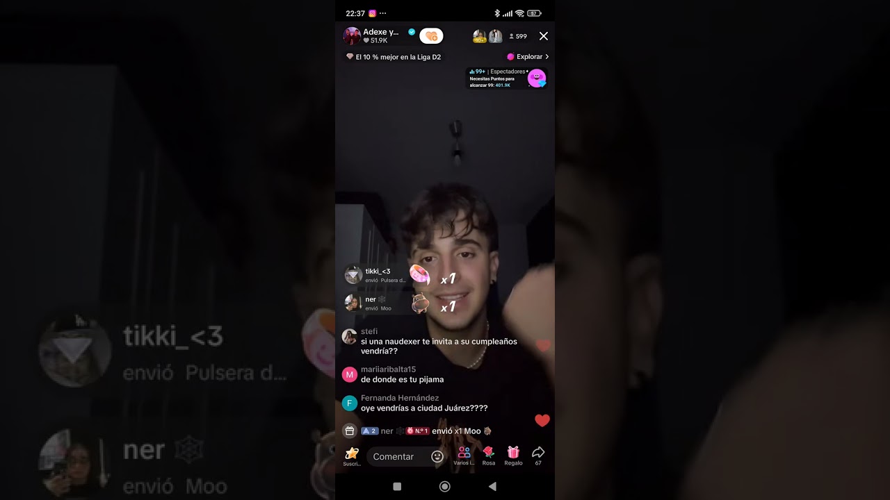 Adexe - Directo en Tik tok - 13/9/2024.