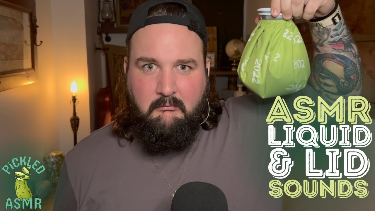 ASMR // Liquid & Lid Sounds