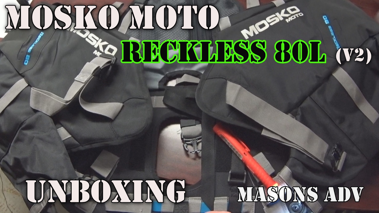 Mosko Moto Reckless 80L (V2) unboxing and assembly