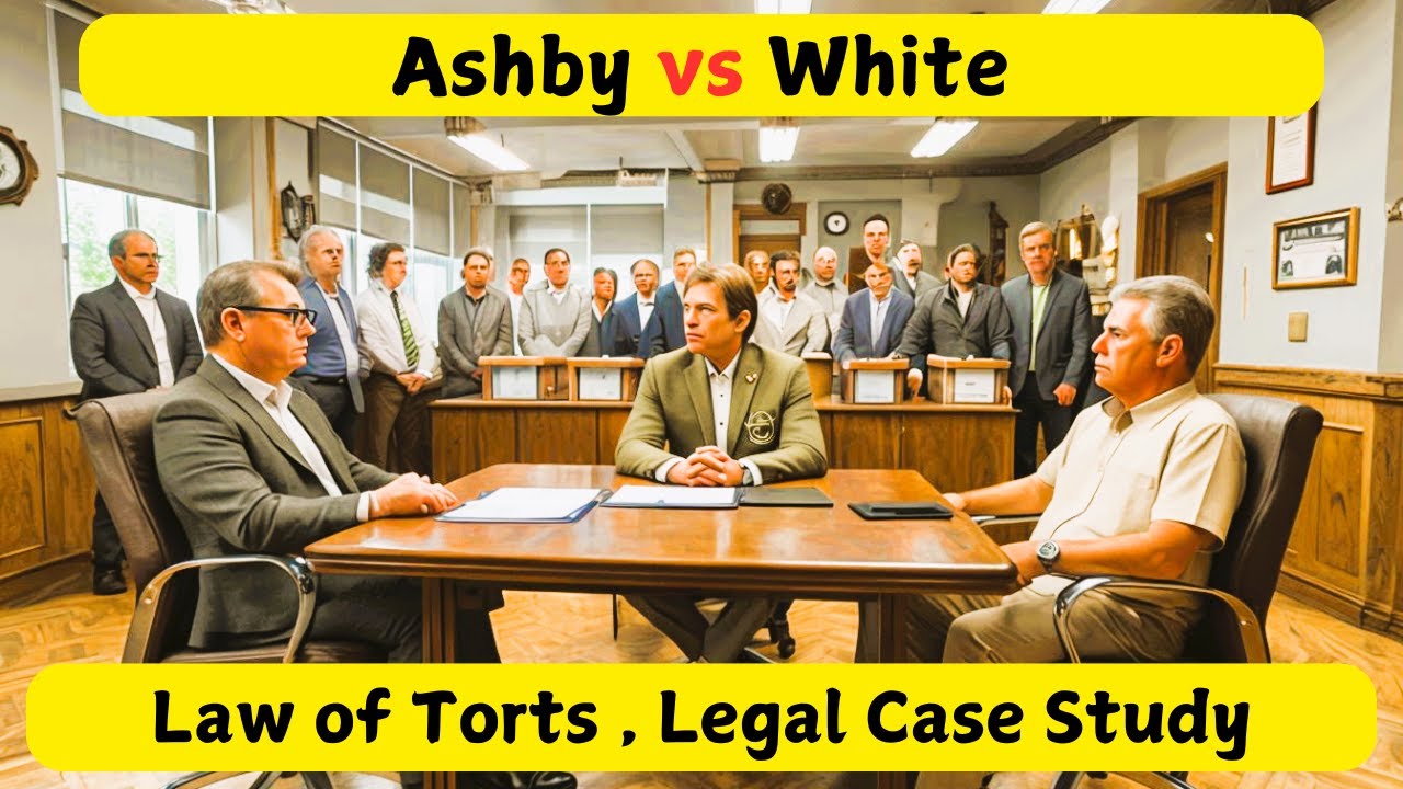 Ashby vs White Case | Law of Torts | Judiciary | UGC NET | Legal Case Study