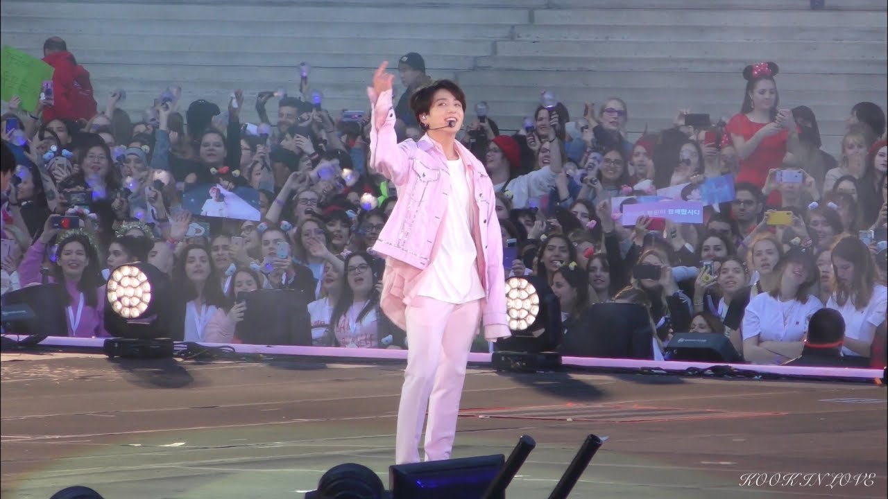 [4K] 190608 SPEAKYOURSELF Paris Euphoria -BTS JUNGKOOK focus 방탄소년단 정국 직캠