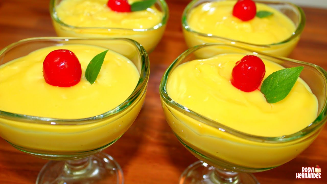 Un postre en menos de 10 minutos fácil, económico y delicioso | ROSVI HERNÁNDEZ
