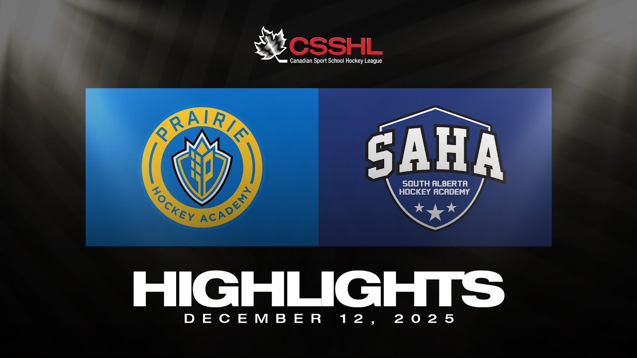 Prairie Hockey Academy vs South Alberta Hockey Academy U18 Prep 12/12 | CSSHL Highlights