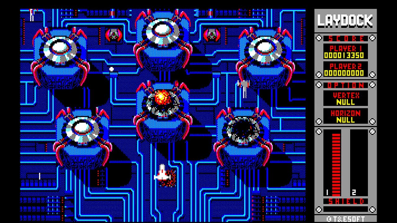 Sharp MZ-2500 Game: Laydock (1986) Longplay with cheats