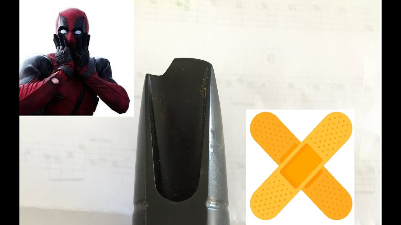 Tutorial Reparación Boquilla de Saxofón Rota - Saxophone Mouthpiece Repair