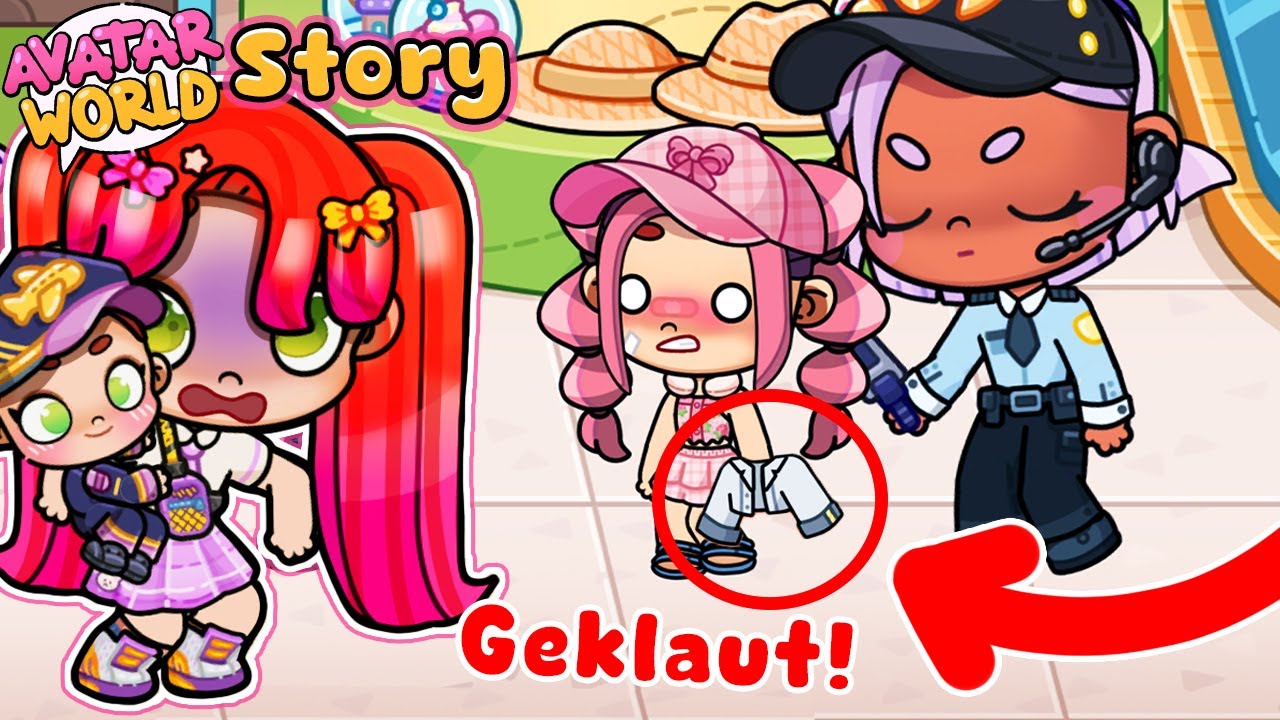 MEINE TOCHTER KLAUT IM FLUGHAFEN! 😱 CHAOS URLAUB in AVATAR WORLD - Story Deutsch