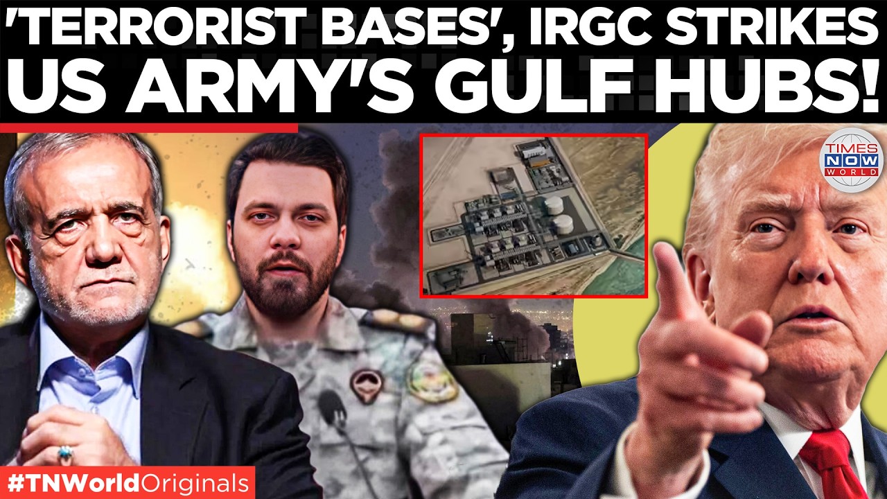 &lsquo;WAR WILL CONTINUE&rsquo;: Iran Hits U.S. Bases &mdash; Direct Warning to America | Times Now World