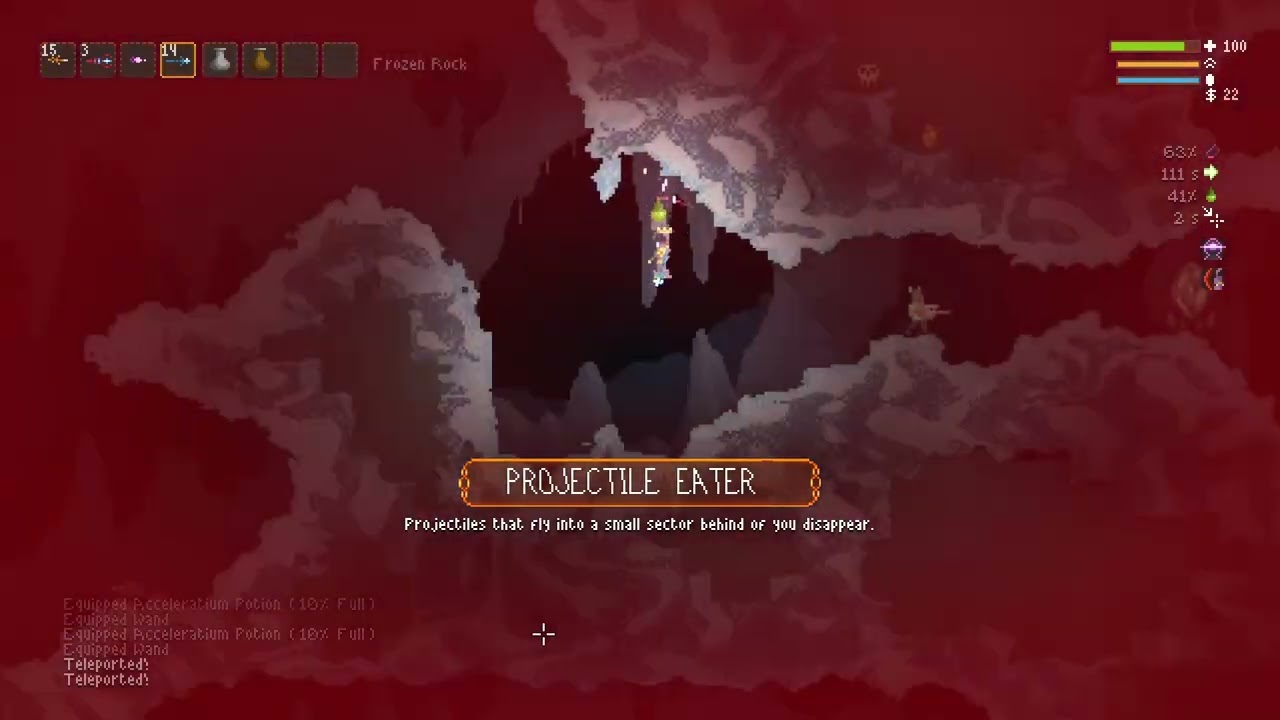 Noita any% 2:48 IGT :: acceleratium seeds only