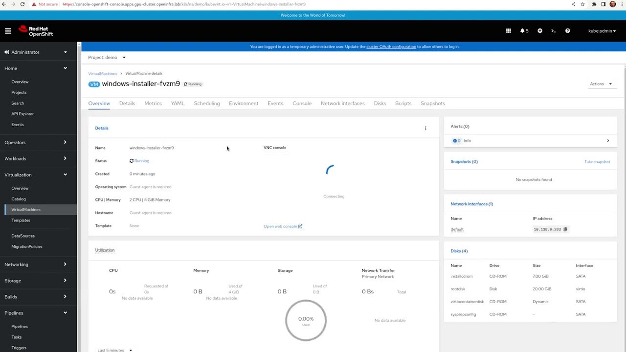 Automating Windows VM creation with OpenShift Virtualization