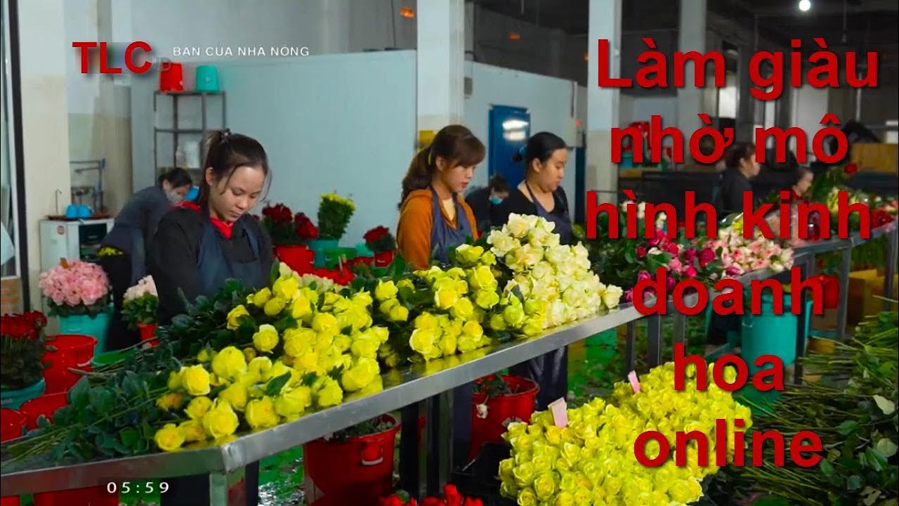 L&agrave;m gi&agrave;u nhờ m&ocirc; h&igrave;nh kinh doanh hoa online