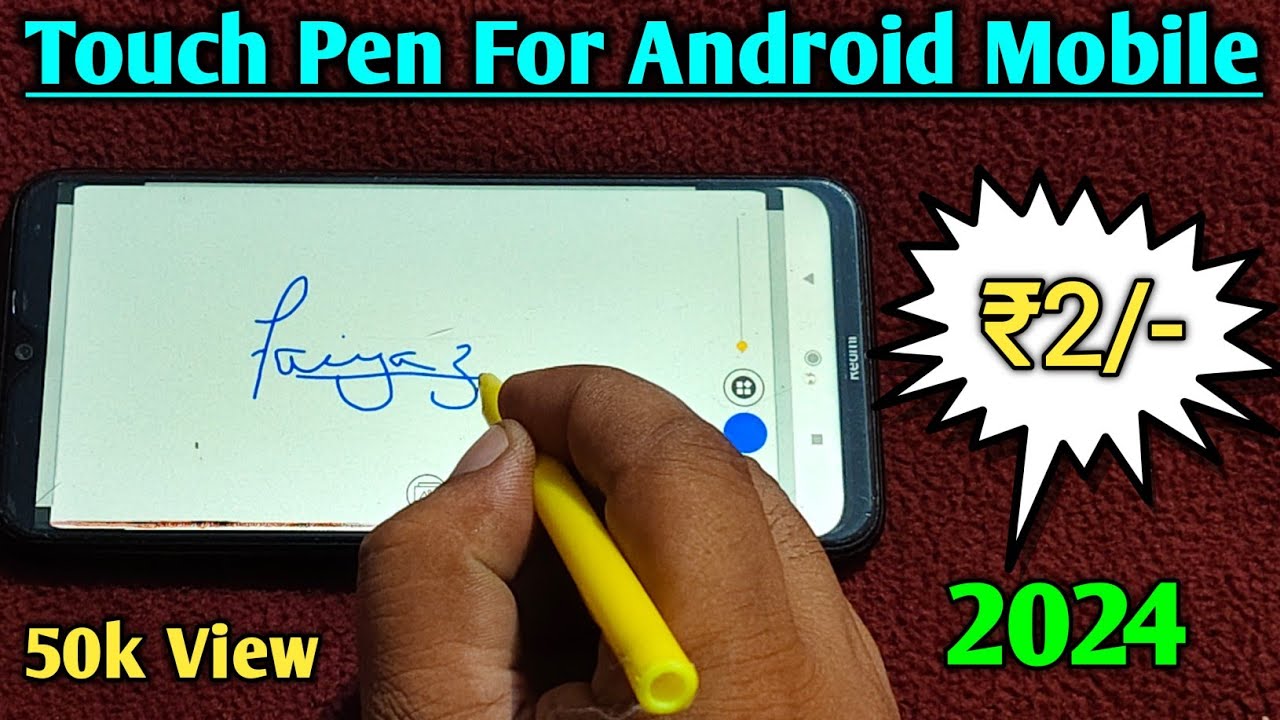 How to Make Stylus Pen at Home | Homemade Stylus Pen For Mobile | Stylus Pen for Android