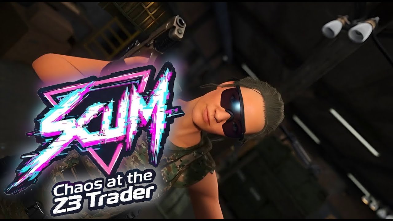 SCUM - Chaos at the Z Trader! PVP Carnage!