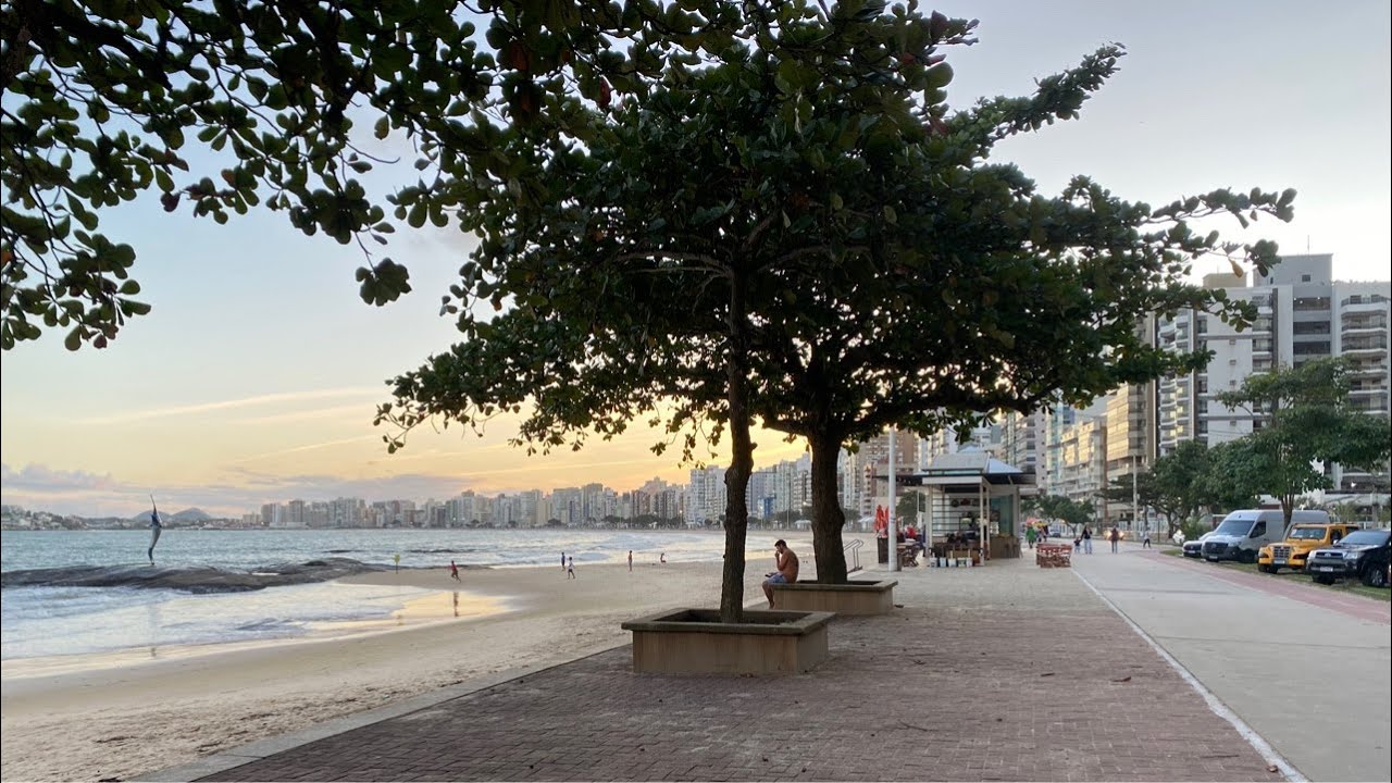 FIM de TARDE na PRAIA do MORRO, Guarapari - ES (05/07/2025)