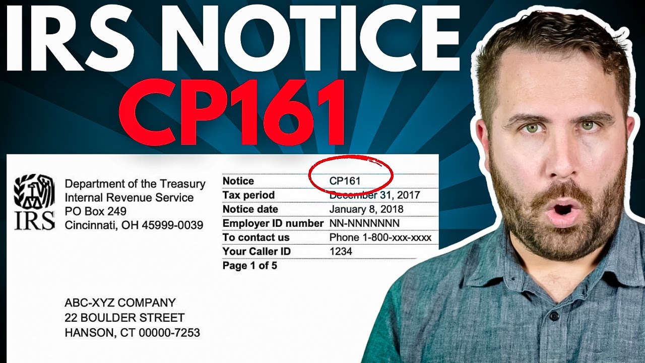 IRS Notice CP161: What It Is and What To Do