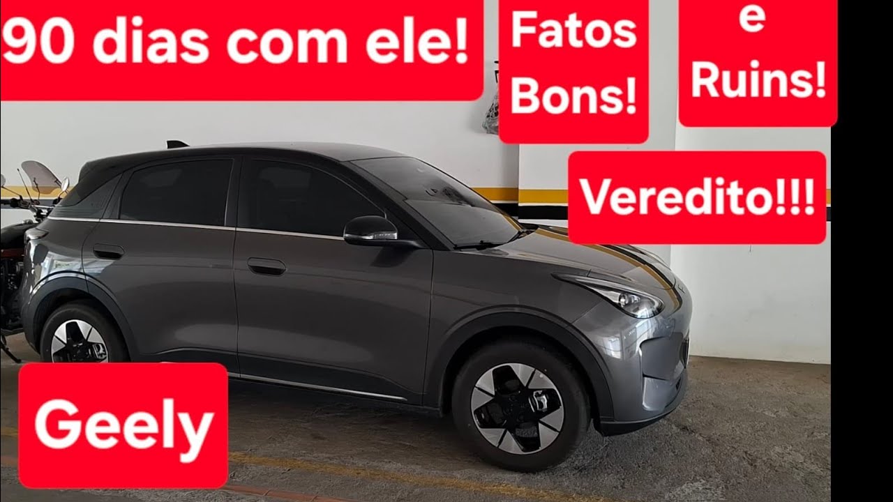 Geely EX2 conclusão importante após 90 dias!