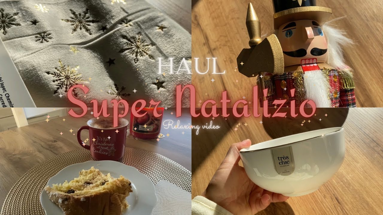 HAUL NATALIZIO 🎄 SET TAVOLA 🍚 DECORAZIONI CASA 🥨 e PER IL VILLAGGIO DI NATALE 🌟 Relaxing VLOGMAS