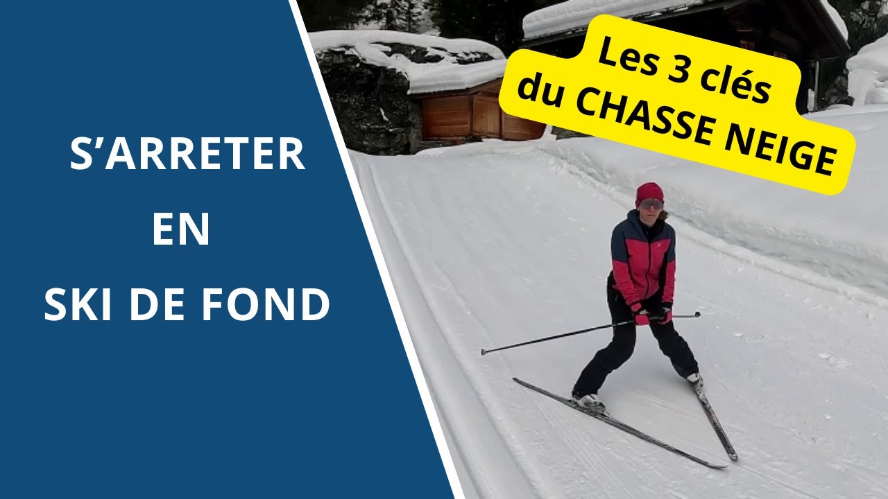 3 astuces pour maîtriser le chasse-neige en ski de fond !