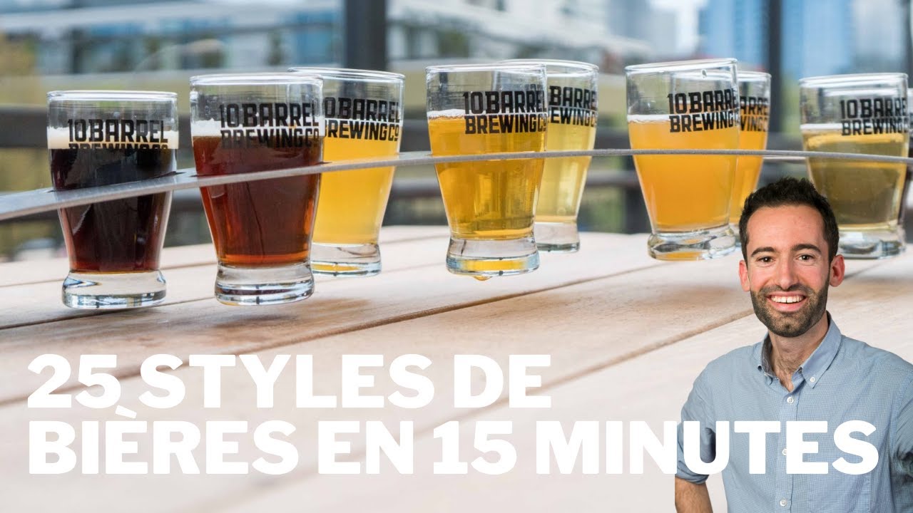 25 styles de bi&egrave;res en 15 minutes 🍺