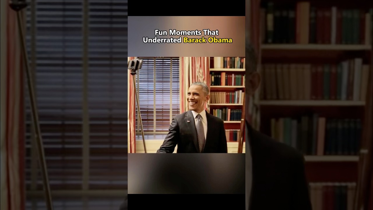Fun Moments That Underrated Barack Obama.#usa #funny #obama #president #laugh #celebrity #fyp