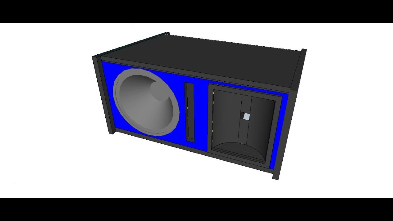 Projeto de mini line array com um alto falante de 8
