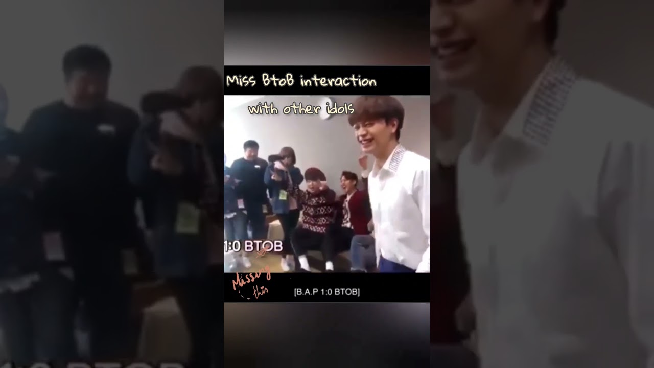 BtoB's so into rap 🤭 #btob #borntobeat #funnymoments #beatcom #shorts