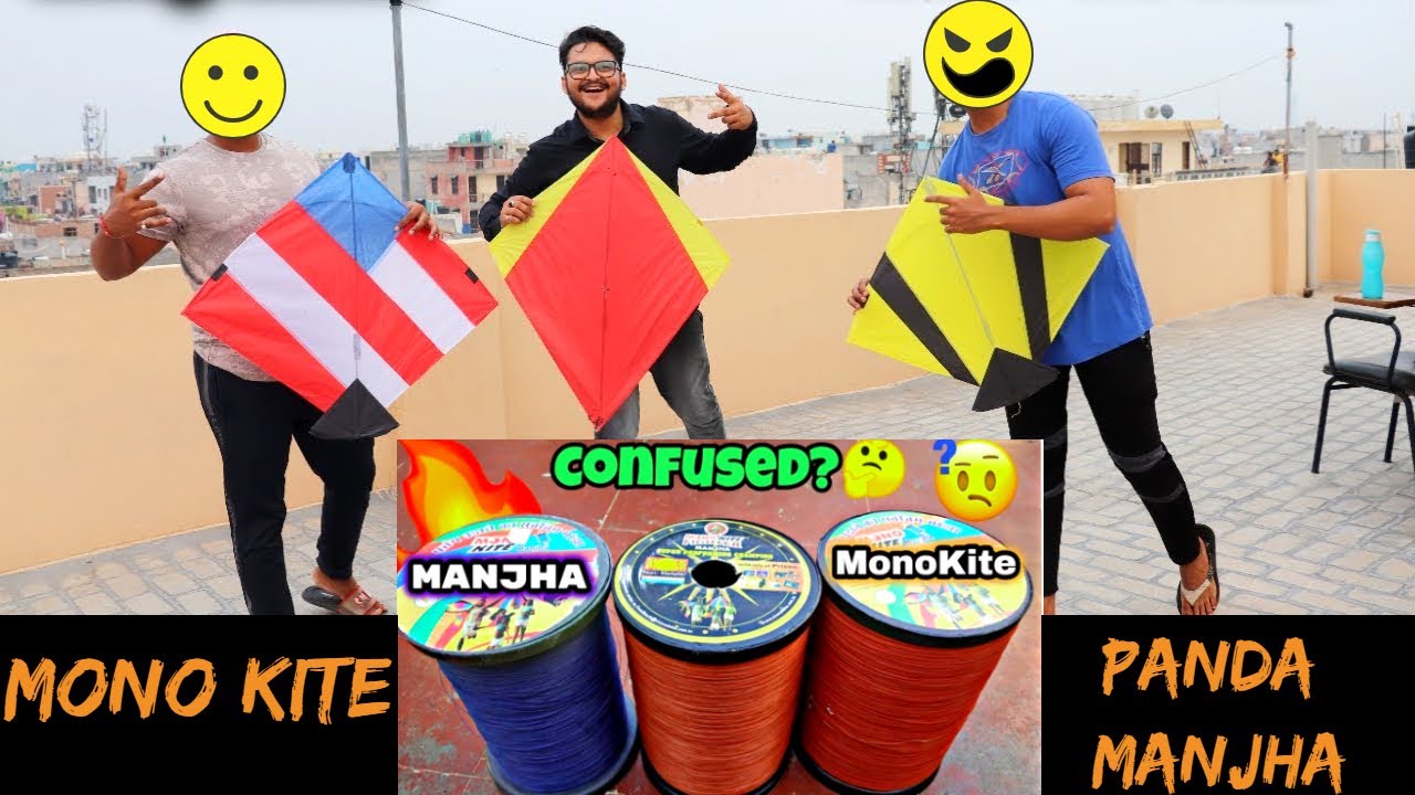 MONO KITE Vs VIP Panda Manjha | Kite fighting | *Kite Flying* 😱